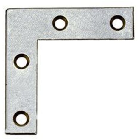 Lastrine angolari di rinforzo 50 x 50 mm. - zincate - 10 pz.