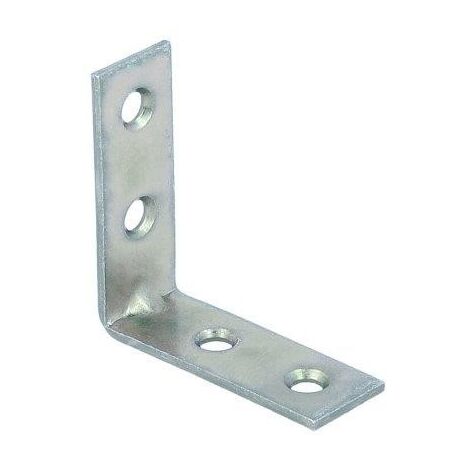 MADIDEF LASTRINE DI GIUNZIONE AD ANGOLO 100 X 100 MM. - ZINCATE - 4 PZ.