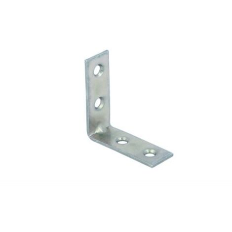 Lastrine di giunzione ad angolo 60 x 60 mm. - zincate - 20 pz.