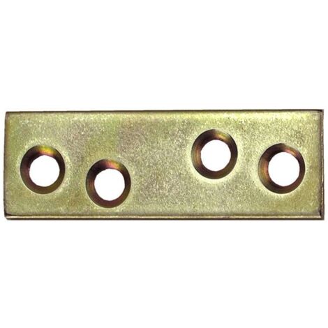 Lastrine diritte 100 x 15 mm. - zincate giallo - 4 pz.