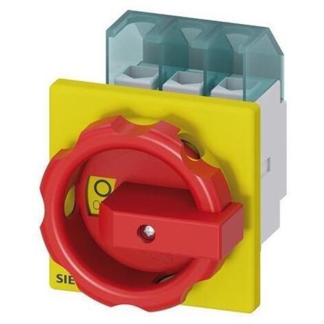 Lasttrennschalter   Rot, Gelb 3polig 16 mm² 25 A  690 V/AC  Siemens 3LD21030TK53