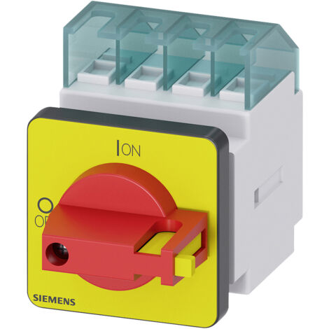 Lasttrennschalter   Rot, Gelb 3polig 6 mm² 16 A  690 V/AC  Siemens 3LD20220TK13