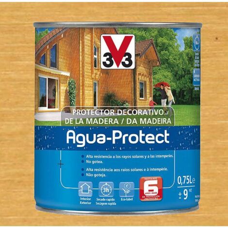 Lasur agua protect satinado v33 750 ml pino