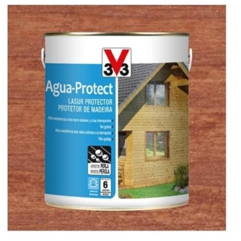 Lasur agua protect satinado v33 750 ml sapeli