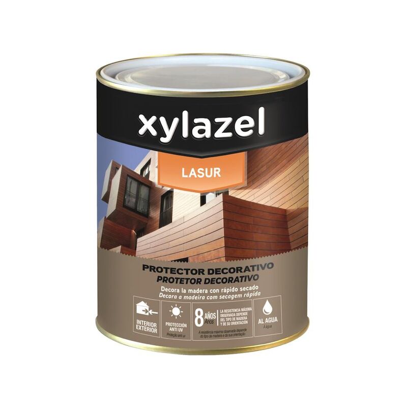 

Lasur al agua SATINADO 750ml Xylazel Teca