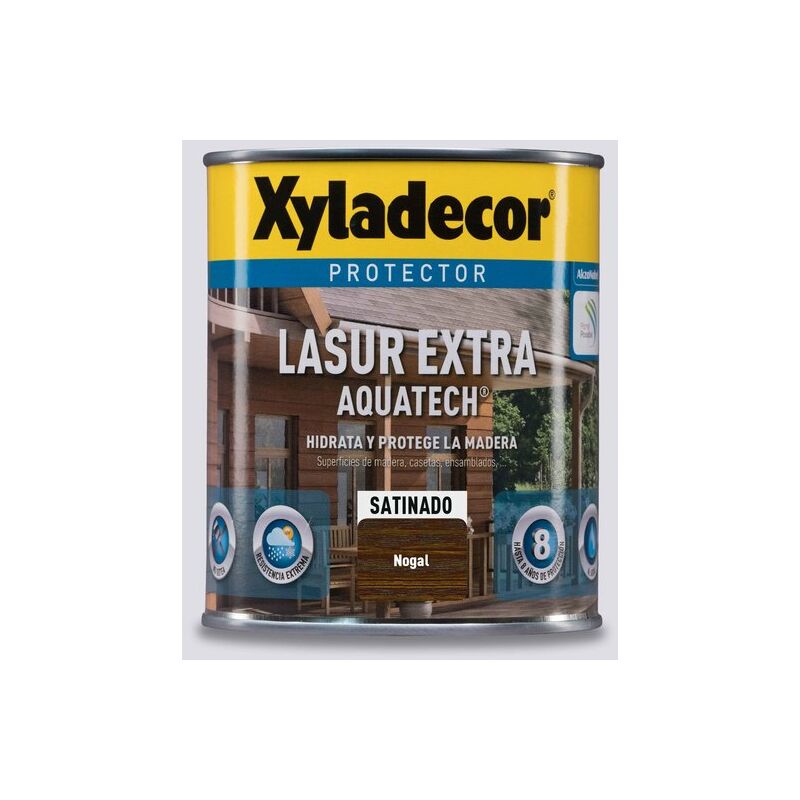 

Xyladecor - Protector Lasur Extra Aquatech Satinado Nogal 750ml