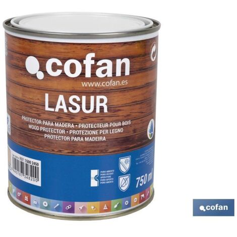 Lasur Protecteur d'eau pour bois mat incolore 750 ml