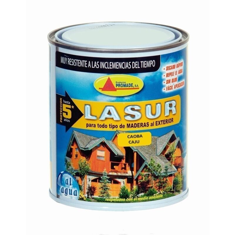 

Lasur Madera Exterior Al Agua 750 Ml Caoba Asur504 - Promade