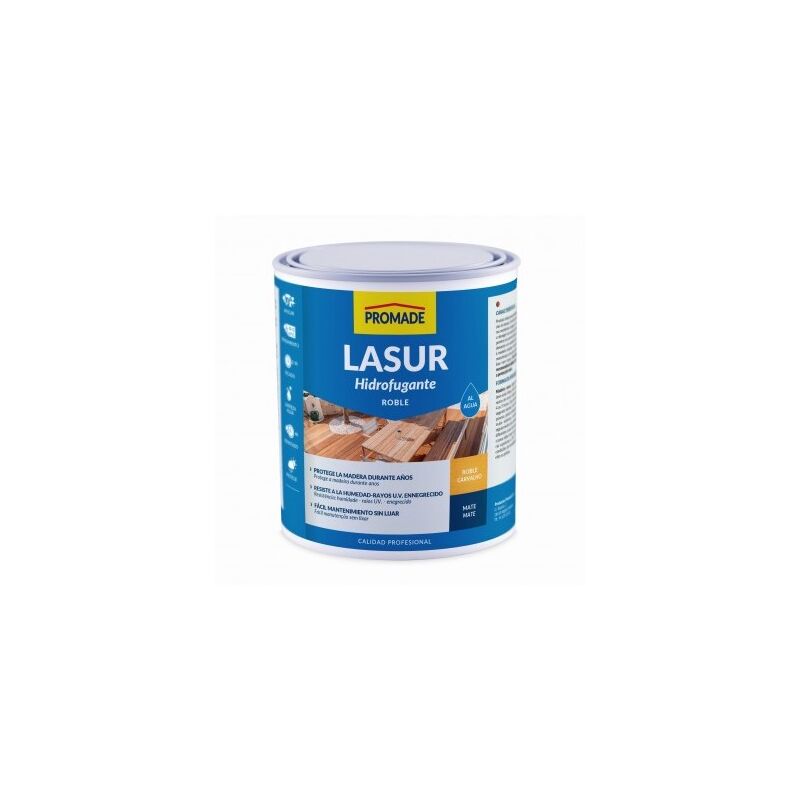 

Lasur Madera Exterior Al Agua 4 Lt Roble Asur206 - Promade