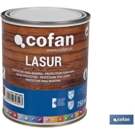 Lasur Protettore all'Acqua per Legno di Teak Opaco 750 Ml