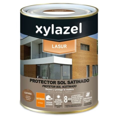 Lasur sol satinado 750 ml castaÑo xylazel
