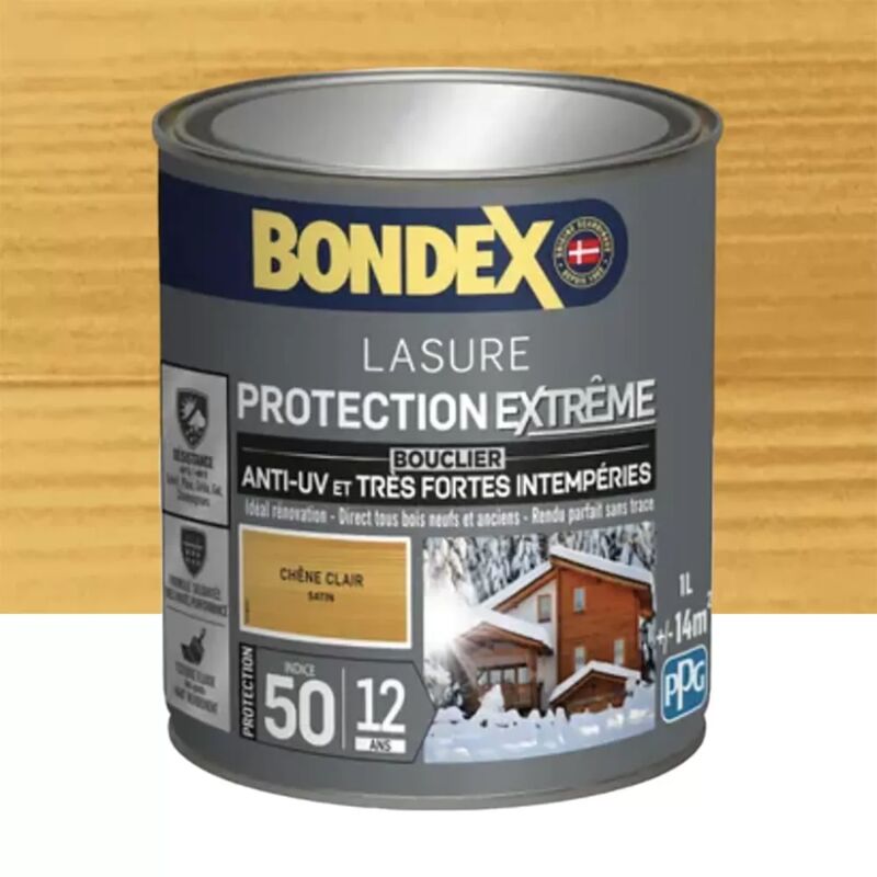 Bondex - Lasure Protection Extrême 12 ans Chêne clair 1 l