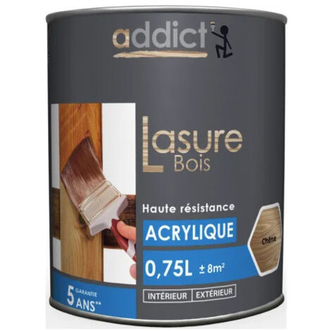 Lasure Acrylique 0.75 Litre Chene - Addict