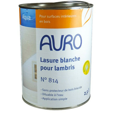 Lasure blanche pour lambris n°814 AURO,