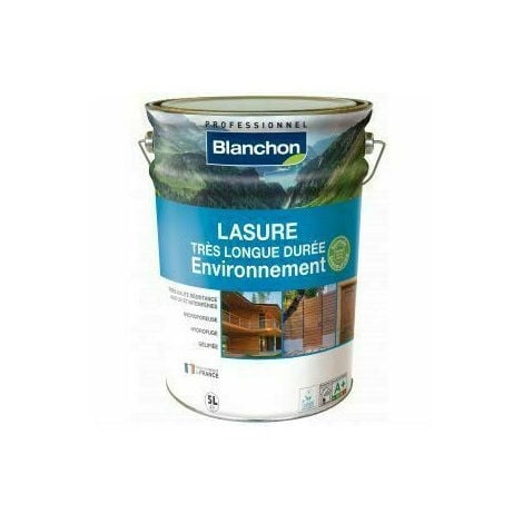 Lasure Blanchon Très Longue Durée environnement biosourcée 5L chêne doré