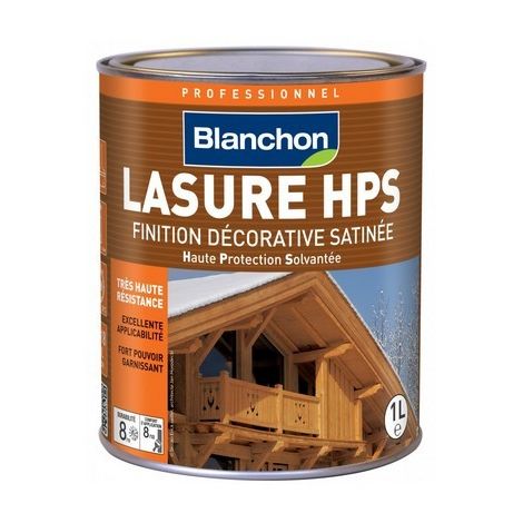 Lasure HPS Haute Protection Solvantée  Blanchon 2,5L - Plusieurs modèles disponibles