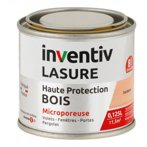 Lasure Bois Incolore 8 Ans - INVENTIV (0,125 L)