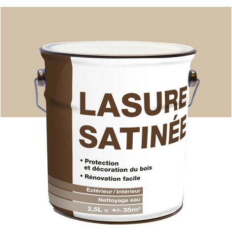 Lasure bois satinée