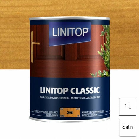 Lasure satin linitop classique sapin - plusieurs modèles disponibles