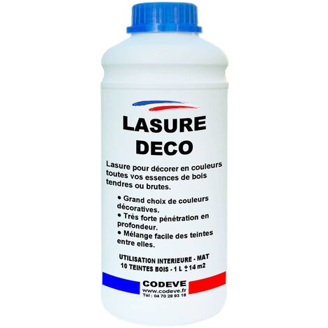 LASURE DECO - 10 teintes bois