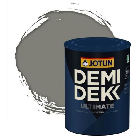Lasure - DEMI DEKK ULTIMATE - Satiné - Gris Béton - 0,75L - Extérieur