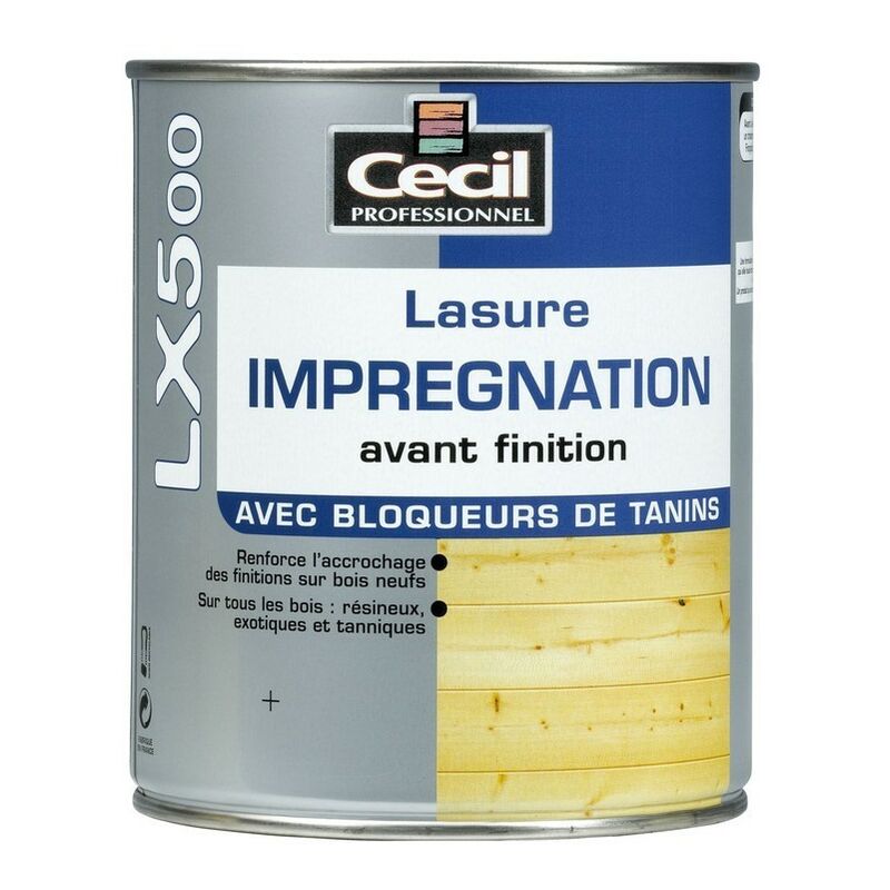 Cecil - Lasure LX500 Teinte: Bois foncé