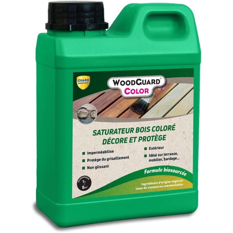 Guard Industrie - Lasure Anti Tache Bois Couleur Chêne WoodGuard Color 1L
