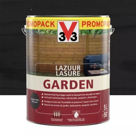 Lasure GARDEN V33 Effet Grisé Mat 5 L
