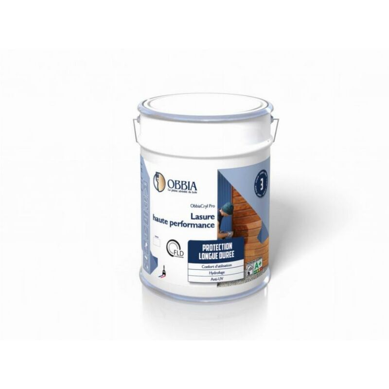 Obbia - Lasure haute performance cryl Pro 5L incolore