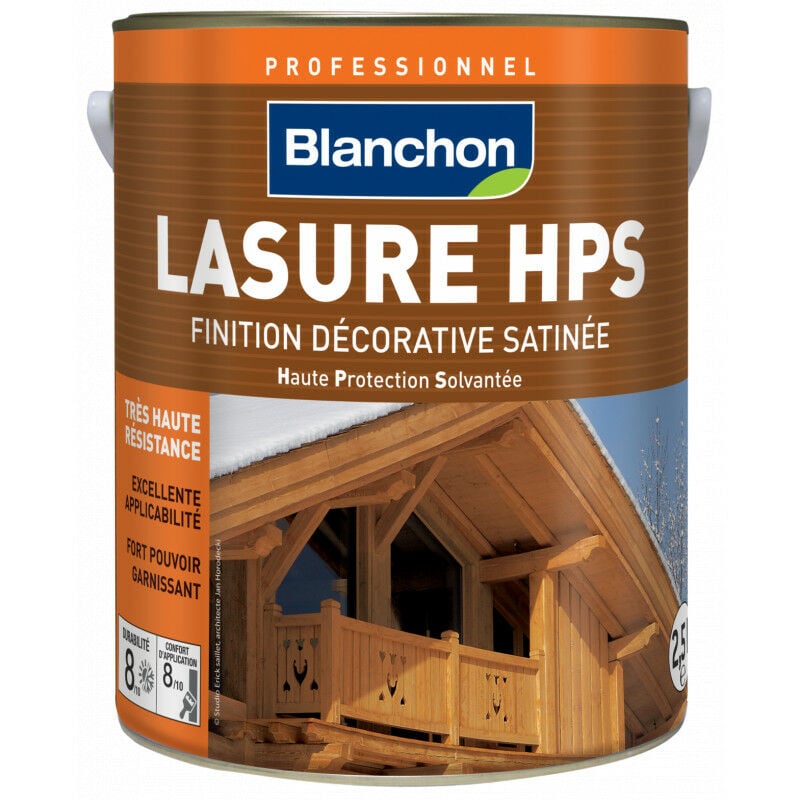 Lasure satinée hps 2.5L Blanchon