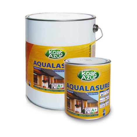 Lasure longue durée AQUALASURE 5L intérieur et extérieur