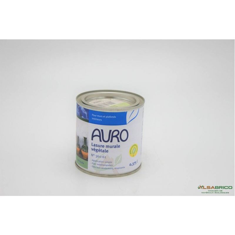 Auro - Lasure murale végétale n°360, Indigo Rouge Violet - Pot de 0.75L