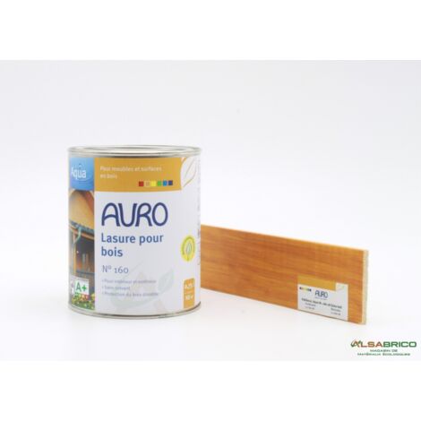 Lasure pour bois n°160 AURO, Chêne Clair -