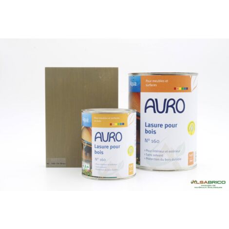 Lasure pour bois n°160 AURO, Grise -
