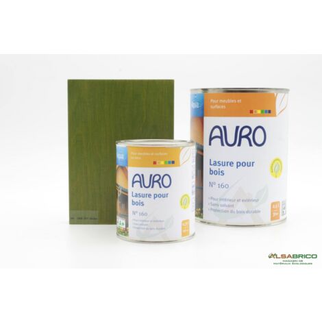 Lasure pour bois n°160 AURO, Verte -