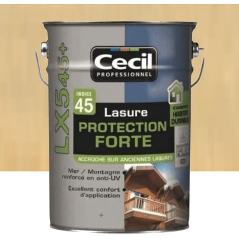 Lasure pro acrylique 5L LX545+ CECIL - plusieurs modèles disponibles