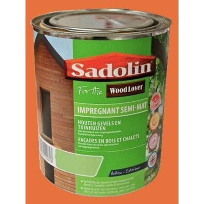 Lasure SADOLIN (Woodlover) Impregnant Semi-mat Teck naturel 3 L