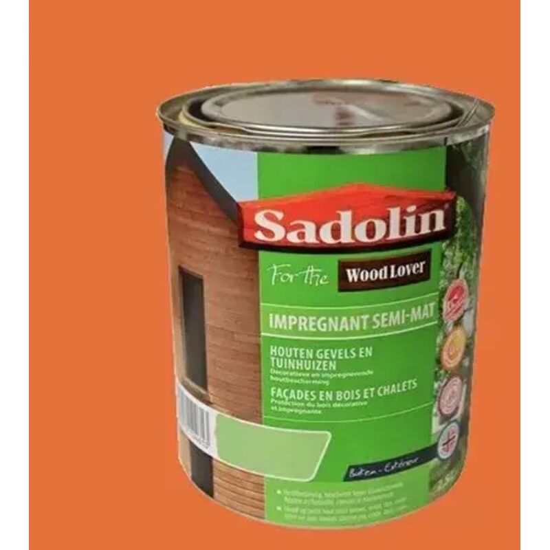 Sadolin - Lasure (Woodlover) Impregnant Semi-mat Teck naturel 2,5 l