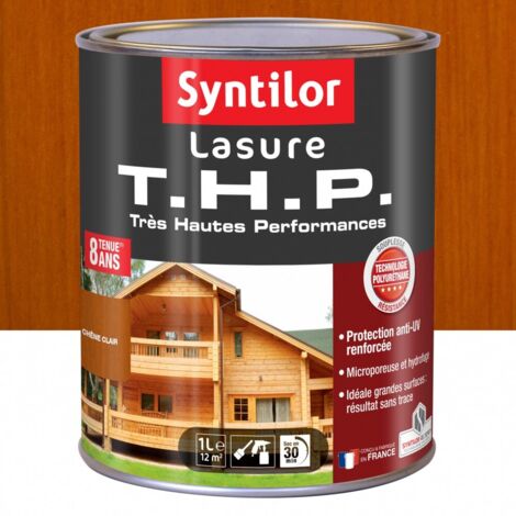 Lasure SYNTILOR THP 8 ans chêne clair satiné 1 L