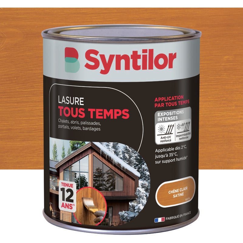 Lasure Tous Temps Syntilor 1L Chêne Clair