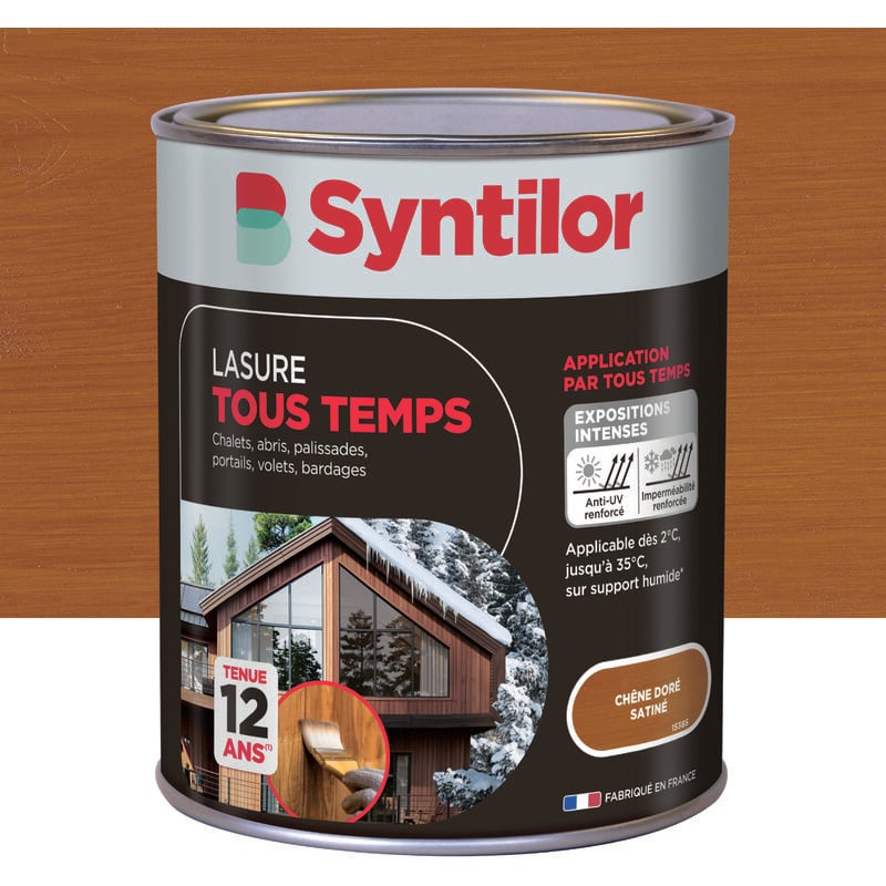 Lasure Tous Temps Syntilor 1L Chêne Doré