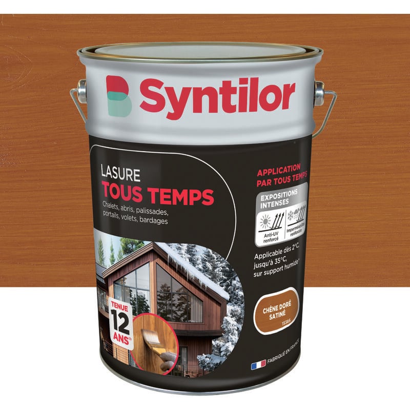 Lasure Tous Temps Syntilor 5L Chêne Doré