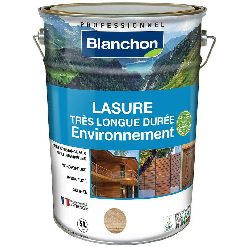 Lasure environnement Biosourcée Blanchon 5l incolore