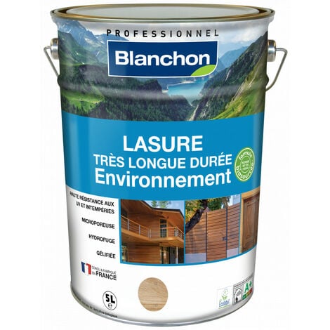 Lasure très longue durée Environnement Blanchon 5L - Plusieurs modèles disponibles