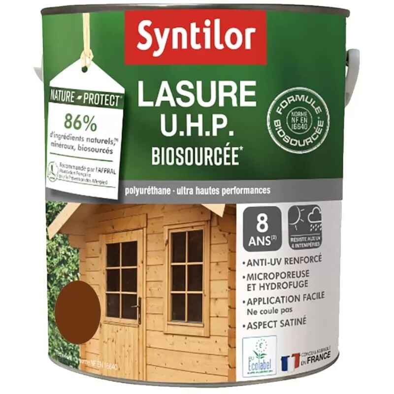 Lasure u.h.p Biosourcée Syntilor Chêne moyen 5 l