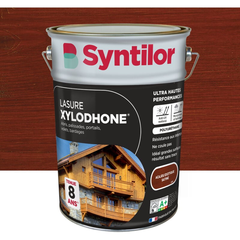 Lasure Xylodhone Syntilor 5L Acajou Exotique Satiné