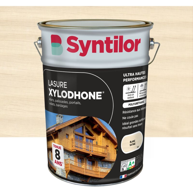 Lasure Xylodhone Syntilor 5L Blanc Satiné
