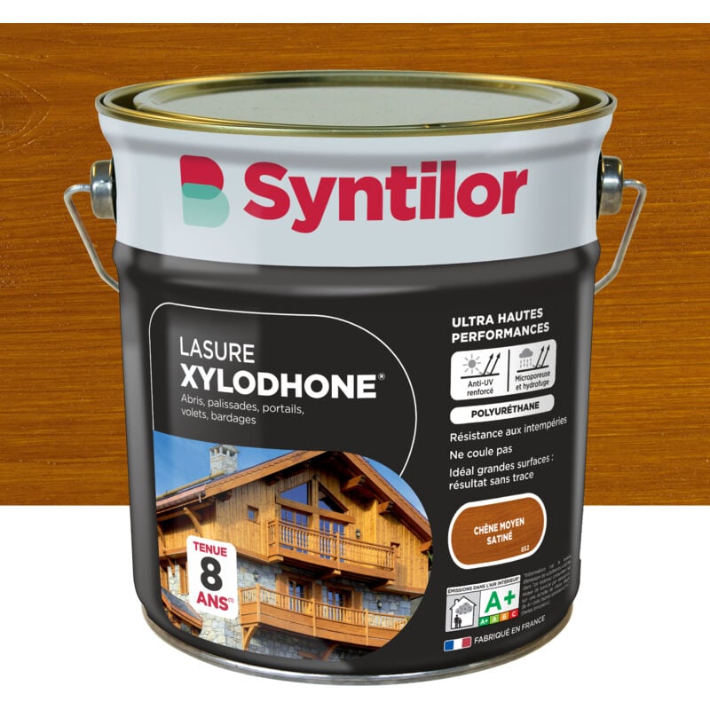 Syntilor - Lasure Xylodhone 2,5L Chêne Moyen Satiné