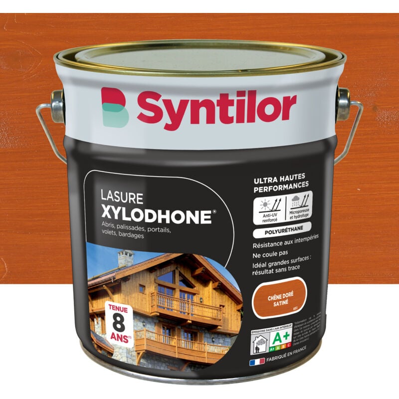 Syntilor - Lasure Xylodhone 2,5L Chêne Doré Satiné