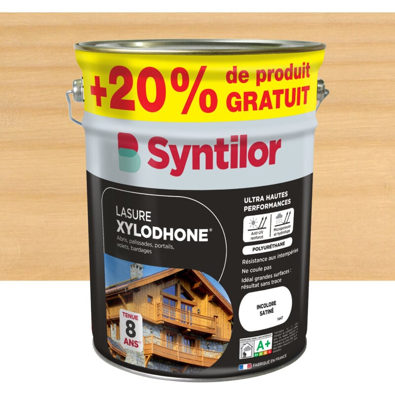 Syntilor - Lasure Xylodhone 5L+20% Incolore Satiné